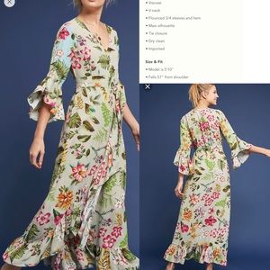 Ruth Floral Maxi by Bl-nk, M, NWT